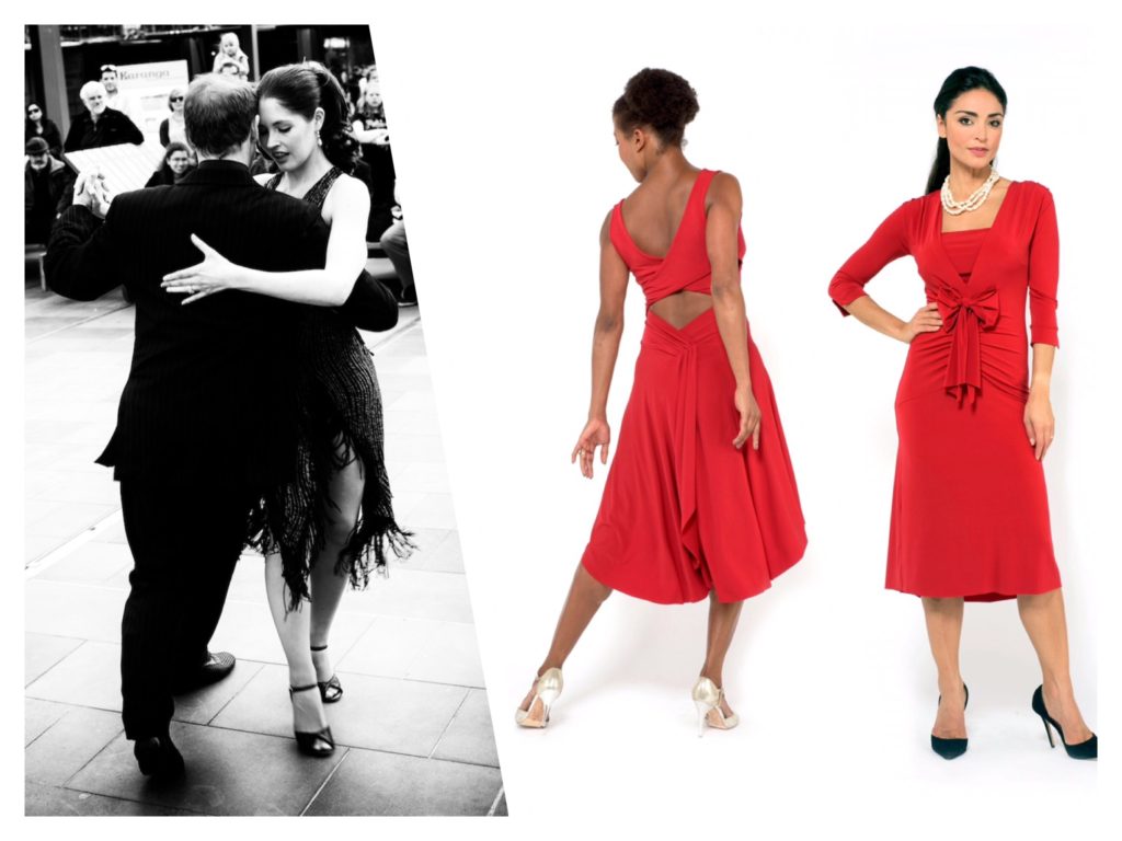 San Valentine 2018 gift red tango dress