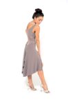 A side view of a grey Tango dress